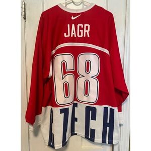 Jaromir Jagr #68 Czech national team Olympic jersey, Adult size 56/XXL, Nike